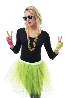 80's Disco Feest Set 5-delig Multikleur - Print