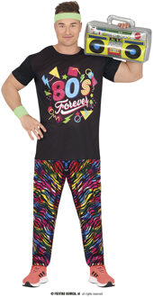 80's Forever Outfit Rainbow Heren Multikleur - Print