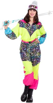 80's Skipak Neon Dames Leonie Multikleur - Print