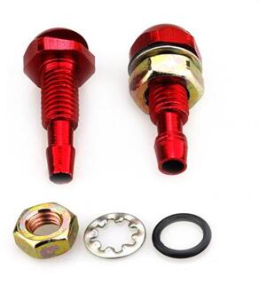 80% Sales! 2 Stks/set Auto Universele Voorruit Washer Ruitenwisser Water Uitloop Spuitmond Jet Rood