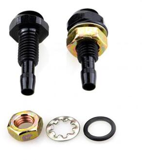 80% Sales! 2 Stks/set Auto Universele Voorruit Washer Ruitenwisser Water Uitloop Spuitmond Jet zwart