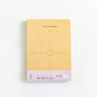 80 Sheets/Pad Te Doen Lijst Notebook Memo Pad Bureau Wekelijkse Dagelijkse Planner Cartoon Sticky Notes Stickers Kraftpapier kantoorbenodigdheden