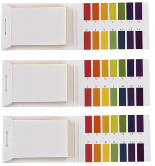 80 Strips Full Range PH Alkaline Acid 1-14 Test Paper Water Litmus Testing Kit Water Quality Testing PH Test Paper Swimming Pool