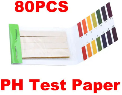 80 Strips PH Meters Indicator Paper PH Value 1-14 Litmus Testing Kit Litmus Paper Tester Urine Health Care Paper