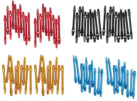 80 Stuks 53Mm Aluminium Dart Stengels Assen 2BA Draad Dart Accessoires, Lichtgewicht