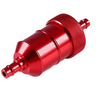 80% Verkoop Racing Benzine Gas Fuel Filter Cleaner Voor Motorfiets Quad Dirt Bike Atv Buggy Rood