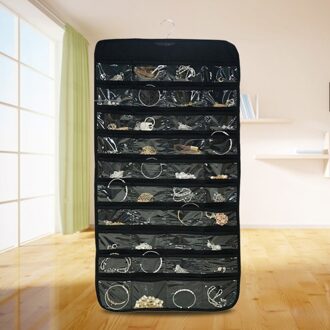 80 Zakken Opknoping Sieraden Opbergtas Dubbelzijdig Kast Closet Organizer Earring Ring Display Houder Sleutels Diversen Pouch 1