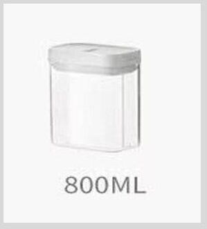 800/1300/1800Ml Voedsel Container Plastic Keuken Koelkast Noodle Box Multigrain Opslag Jar Transparant Verzegelde Pot