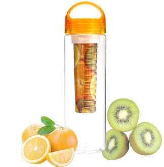 800 Ml Draagbare Fruit Infusing Infuser Water Fles Sport Citroensap Fles Flip Deksel Outdoor Wandelen Klimmen Camp Flessen 07