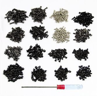 800 Pcs Laptop Schroeven Set + Schroevendraaier Voor Toshiba Sony Dell IBM Samsung Lenovo