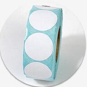 800 Stuks Maat 40Mm Roll Sticker Thermisch Label Sticker Printer Papier Voor Thermische Printer Water Proof Olie Proof Scratch proof wit 800 stk