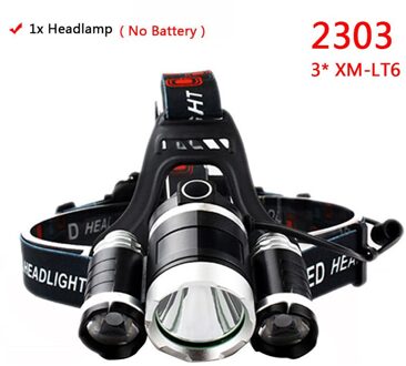 8000 Lumen Hight Power Licht 5 Led Koplamp Cree Xml T6 Led Head Lamp 18650 Oplaadbare Zaklamp Fakkel Lantaarn Option D
