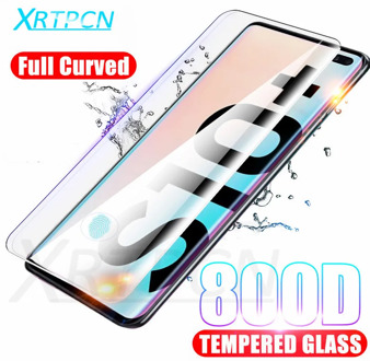 800D Full Curved Tempered Glass on the For Samsung Galaxy S10 S8 S9 Plus S10e Note 8 9 10 Pro Screen Protector Glass Film Case