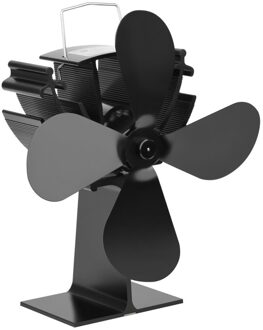 800D Thermische Power Haard Ventilator Warmte Aangedreven Houtkachel Fan Voor Hout Haard Eco Vriendelijke Vier-Blad Fans