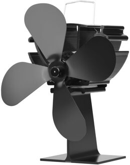 800D Thermische Power Haard Ventilator Warmte Aangedreven Houtkachel Fan Voor Hout Haard Eco Vriendelijke Vier-Blad Fans