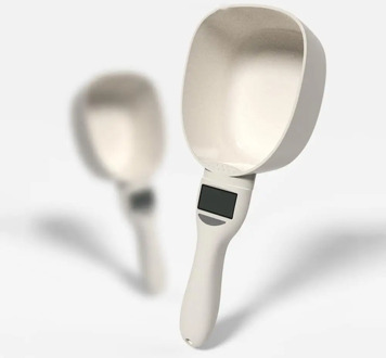 800g/1g Pet Food Scale Cup for Dog Cat Feeding Bowl Kitchen Scale Measuring Spoon Electronic Scale Scoop with Led Display