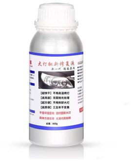 800G Koplamp Polish Scratch Voertuig Auto Koplamp Glas Eu Plug Renovatie Hydrofobe Coating Kras Reparatie Kit 1 stk