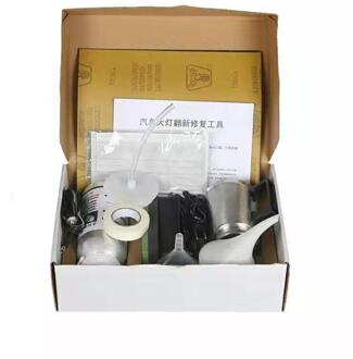 800G Koplamp Polish Scratch Voertuig Auto Koplamp Glas Eu Plug Renovatie Hydrofobe Coating Kras Reparatie Kit carton kit