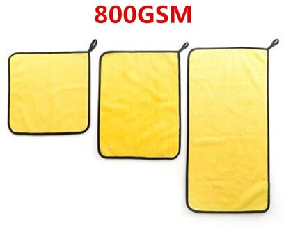800GSM 30x3 0/40/60Cm Wasstraat Handdoek Zacht Microfiber Car Cleaning Doek Zomen Car Care Doek wassen Handdoek Super Dikke 30x60cm