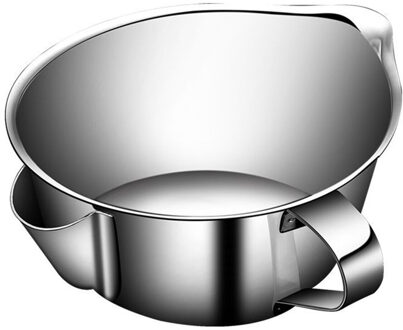 800ml 304 Roestvrij Staal Olie Soep Separator Vet Filter Gravy Zeef Kom Filter Pot Huis Keuken Accessoires