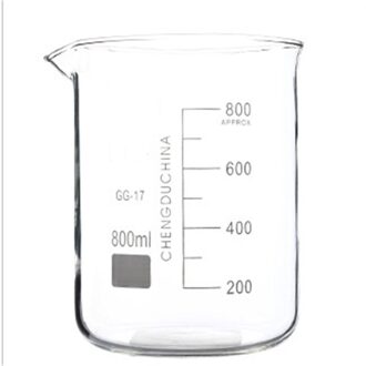800mL Bekerglas Lage Vorm Chemische Lab Glaswerk