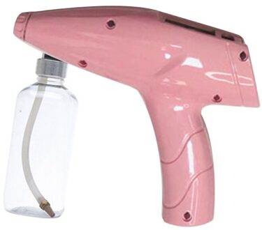 800Ml Blauw Licht Nano Verneveling Desinfectie Sproeier Handheld Oplaadbare roze 200ml