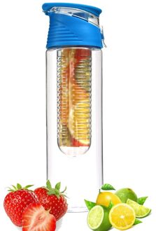 800Ml Draagbare Waterfles Drinkware Fles Fruit Infuser Sap Shaker Reizen Sport Water Fles Drinkware Botellas Para Agua 07