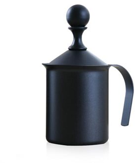 800Ml Rvs Double Mesh Melk Creamer Foamer Handmatige Melkopschuimer Voor Schuim Cappuccino Latte Koffie Koffie Tool