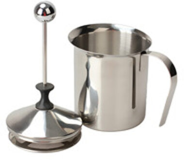 800Ml Rvs Melkopschuimer Cappuccino Creamer Schuim Koffie Pull Bloem Cup Double Mesh Melk Frothers Mokken