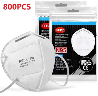 800PCS Mask Dustproof Anti-fog And Breathable Face Masks Filtration Mouth Masks 5-Layer Mouth Muffle Cover Mask Fast Delivery