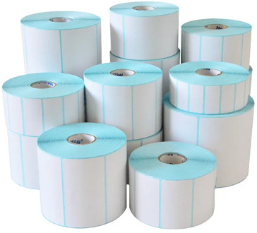 800pcs/Roll Adhesive Thermal Label Sticker Paper Supermarket Price Blank Barcode Label Direct Print Waterproof Print Supplies