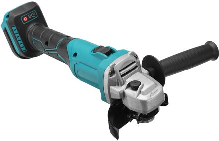 800W 100/125Mm Borstelloze Cordless Impact Hoek Grinder Variabele Snelheid Voor Makita Batterij Diy Power Tool Snijden machine Polijstmachine 100mm blauw