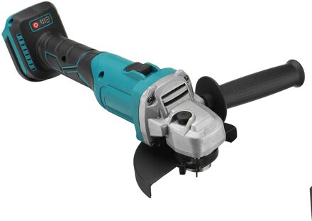 800W 100/125Mm Borstelloze Cordless Impact Hoek Grinder Variabele Snelheid Voor Makita Batterij Diy Power Tool Snijden machine Polijstmachine 125mm blauw
