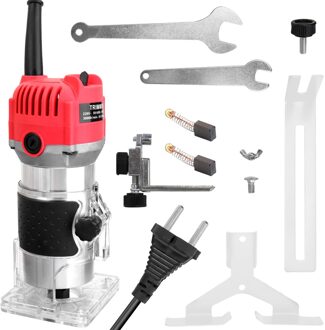 800W 30000r/Min Houtbewerking Elektrische Trimmen Machine Graveren Elektromechanische Hout Frezen Slot Machine Koper Motor Diy Kit