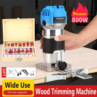 800W Houtbewerking Elektrische Trimmen Machine Graveren Elektrische Hout Frezen Snijmachine Eu Vs Au Uk Plug AU plug