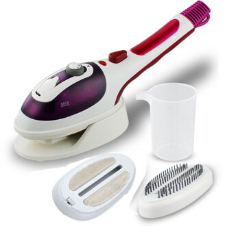 800W Huishoudelijke Apparaten Verticale Stoomboot Kledingstuk Steamers Stoomstrijkijzers Borstels Ijzer voor Strijken Kleding voor Thuis 110 V/ 220V Paars / EU