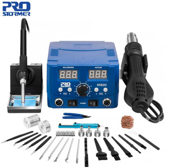 800W SMD Soldering Station Quick Heat Electric Hot Air Gun 2 in 1 Led Display Electric Soldering Iron BGA Rework Solder Station