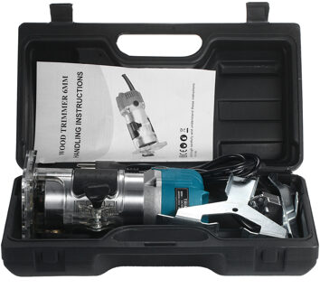 800W Trim Router 30000r/Mintransparent Base Edge Gids Hout Laminaat Elektrische Trimmer Compact Palm Router Snoer Voor Houtbewerking US plug met doos