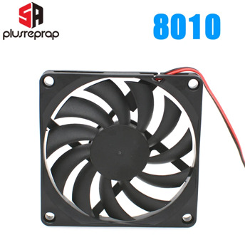 8010 12V Cooling Fan Brushless for Reprap3D Printer Parts DC Cooler 80 x 80 x 10mm Plastic Fan
