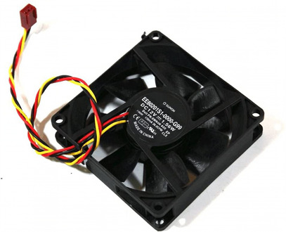 8020 Cooling Case Fan Model EE80201S1-0000-G99 80X80X20mm 12V 0.13A 3pin - small