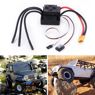 80A Duurzaam ESC Brushless Speed Controller Voor RC 1:8 Auto Vrachtwagen Boot ESC Electric Speed Controller XT60 Plug