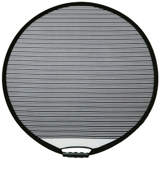 80cm Circular Striped Foldable PDR Lined Light Reflector Board Dent Panel Portable Designed for Car Vehicle Dent Detect