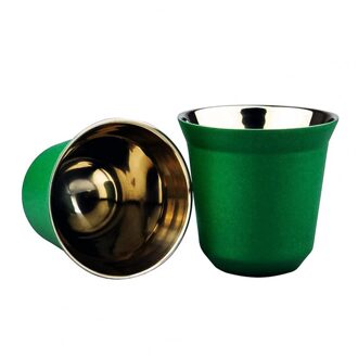 80Ml Double Wall Rvs Espresso Cup Isolatie Nespresso Pixie Koffie Cup Capsule Vorm Leuke Thermo Cup Koffie Mokken