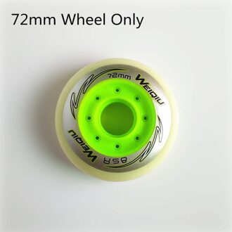 [80mm] 8 stks/set 85A Rollen Inline Skates Slide Slalom Schaatsen Wiel Voor Kinderen Volwassen Powerslide Patines schaatsen roller Wielen 80mm zwart geel