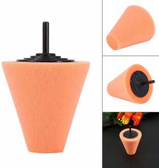 80Mm Auto Hub Polijsten Kegel 1/4 Inch Schacht Auto Wiel Spons Polijsten Pads Schoonmaken Wassende Buffing Disc