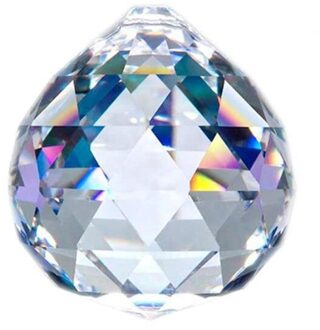 80MM Clear Crystal Lamp Ball Hanging Prism Suncatcher Wedding Decor 80mm Ball Suncatcher Home Decor Prism Chandelier Pendants