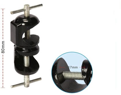 80mm Hoogte 17mm Rotary Lab Stand Klem Ijzer Clip Cross Reageerbuis Houder