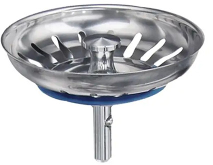 80mm Stainless Steel Sink Filter Kitchen Drains Sewer Waste Plug Bathroom Hair Catcher Colanders Strainer Basin Accessories