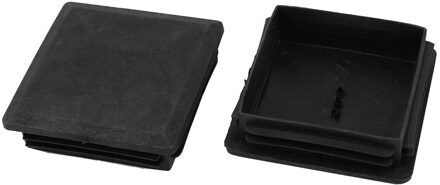 ! 80Mm X 80Mm Vierkante Plastic Caps Buis Inserts End Plug 2 Stuks