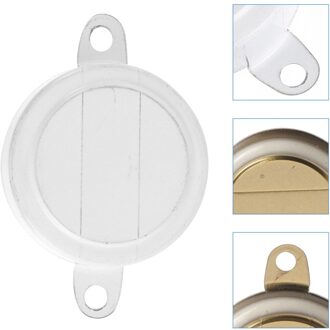 80Pcs Seal Caps Iron Covers Waterdichte Afdichting Deksels Wit